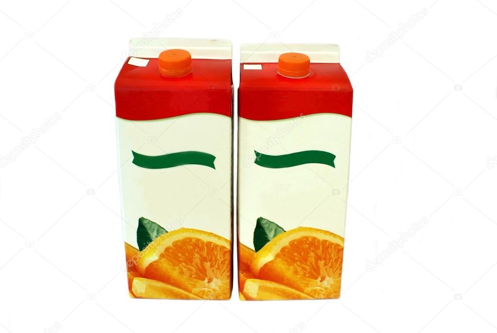 orange juice packages