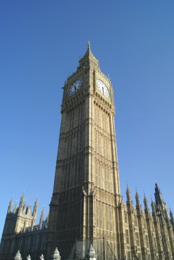 Big Ben Saat Kulesi, Londra, İngiltere, Avrupa'nın Westminster Sarayı