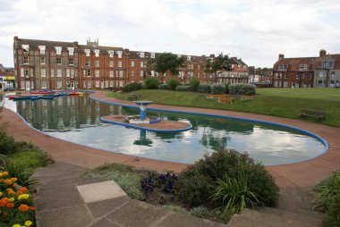 Eastbourne, East Sussex, İngiltere'de, Avrupa gölde tekne