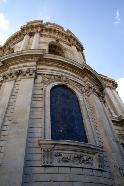 Kemerli Gotik penceresi, St Paul Katedrali Londra, İngiltere, Avrupa'nın heykel