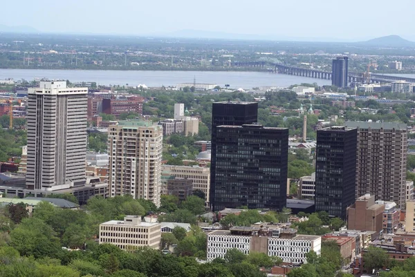 Widok miasta Montreal w Quebec, Canada — Zdjęcie stockowe