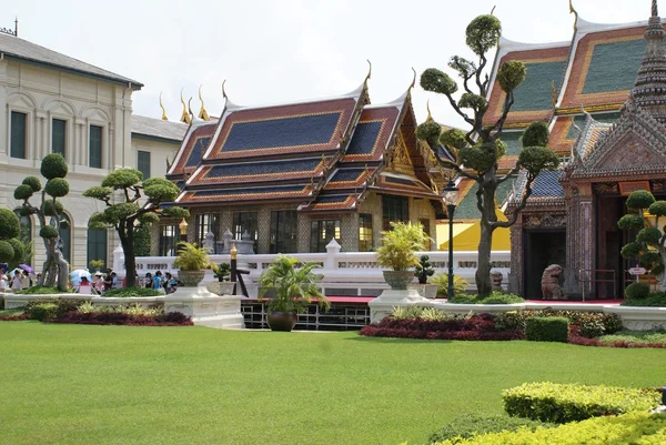 De Grand Palace tuin in Bangkok, Thailand, Azië — Stockfoto