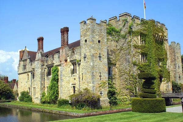 Castelo de Hever em Hever, Edenbridge, Kent, Inglaterra, Europa — Fotografia de Stock