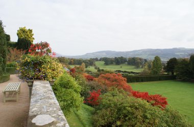 Welshpool, Powys, Galler, İngiltere'de, Avrupa Powis kalede