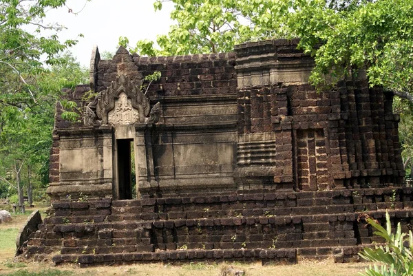 Ruinas en la antigua Siam, Mueang Boran, o Ayutthaya en Bangkok, Tailandia, Asia —  Fotos de Stock
