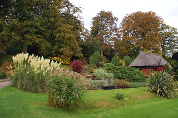 Château de Chirk jardin à Wrexham, Pays de Galles, Angleterre, Europe — Photo