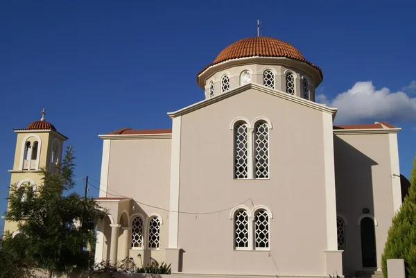 Griechisch-orthodoxe Kirche in der Nähe von Kelchen, Chania, Beton, Griechenland, Europa — Stockfoto