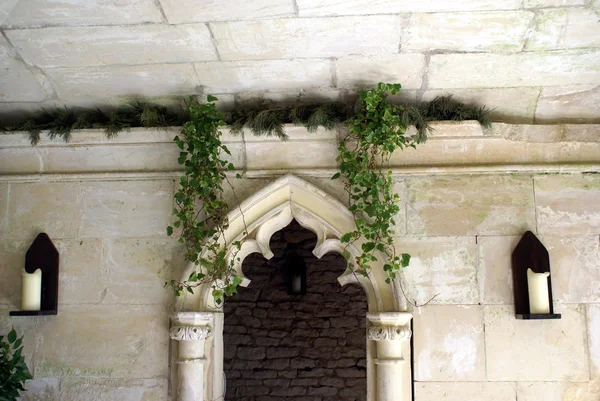 Arched entrance, Painswick Rococo gardens in Gloucestershire, Inglaterra —  Fotos de Stock