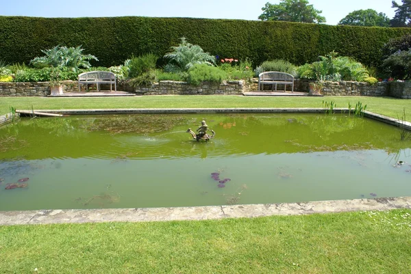 Fountian Kent, İngiltere'de Hever Kalesi Garden — Stok fotoğraf