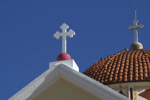 Agia Paraskevi templomot Kalyves, Kréta, Görögország — Stock Fotó