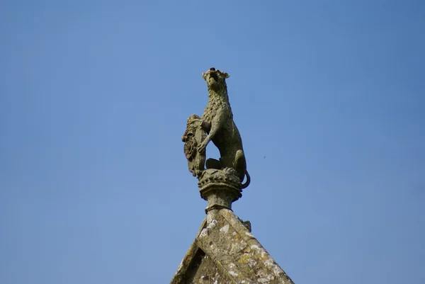 Estatua en la Abadía Lacock en Wiltshire, Inglaterra, Europa —  Fotos de Stock