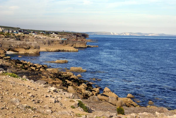 Την νήσο του Πόρτλαντ στο Ντόρσετ, Αγγλία, Ευρώπη — Φωτογραφία Αρχείου