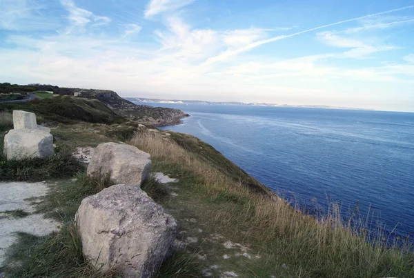 Ilha de Portland em Dorset, Inglaterra, Europa — Fotografia de Stock