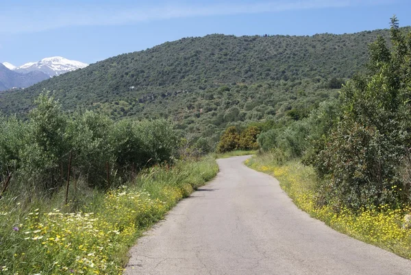 Vistas ao ar livre em Kalyves, Creta, Grécia, Europa — Fotografia de Stock