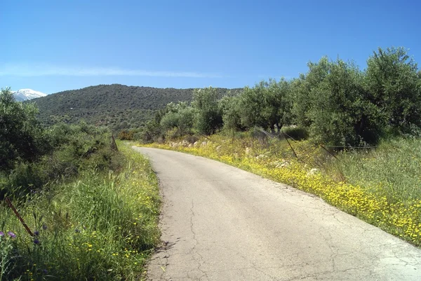 Vistas ao ar livre em Kalyves, Creta, Grécia, Europa — Fotografia de Stock