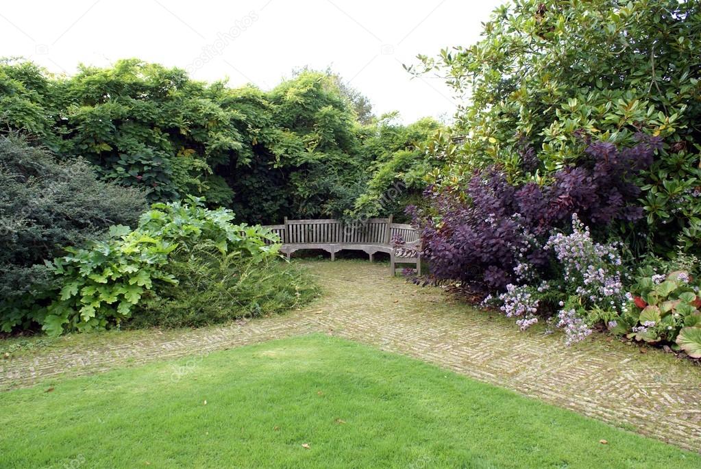 bench in a garden