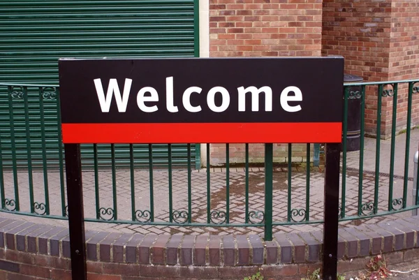 Welcome sign — Stock Photo, Image