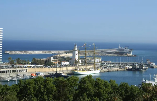 Puerto de Málaga en España —  Fotos de Stock