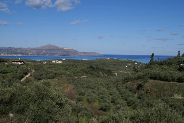 Vue extérieure à Kalyves, Crète, Grèce, Europe — Photo