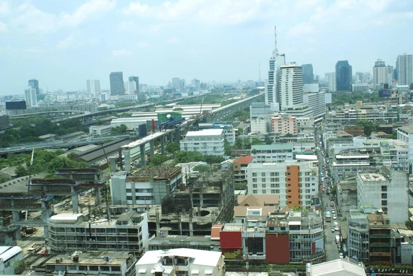 Vista panorámica aérea de Bangkok, Tailandia, Asia — Foto de Stock