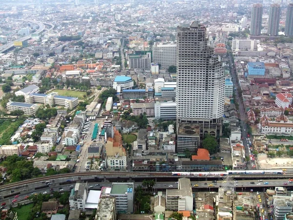 Vista aérea de la ciudad de Bangkok — Foto de Stock