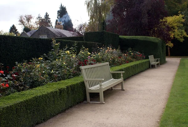 Jardín del castillo de Powis en Gales, Inglaterra —  Fotos de Stock