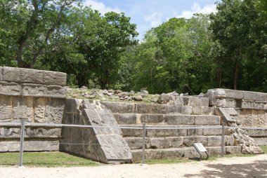 Mayan ruins in Yucatan, Chichen Itza, Mexico clipart