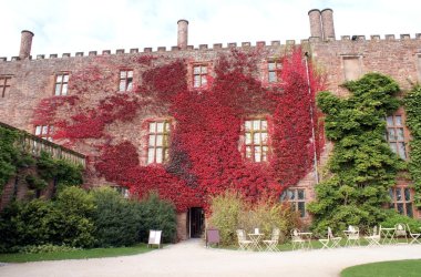 Powis Castle in England clipart