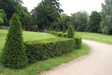 heykel hedge. Arundel Kalesi Bahçe İngiltere'de