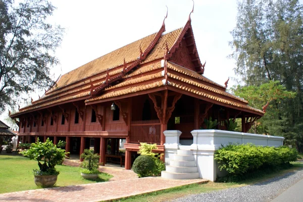 Arquitectura antigua en Ancient Siam, Ayutthaya, Bangkok, Asia — Foto de Stock
