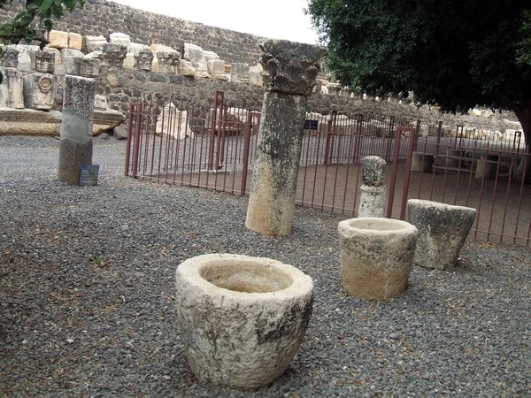 Ruines de Capharnaüm en Israël — Photo