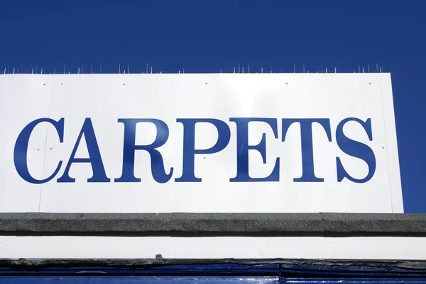 A carpets sign — Stock Photo, Image