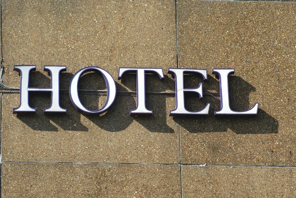 Un signo de hotel —  Fotos de Stock