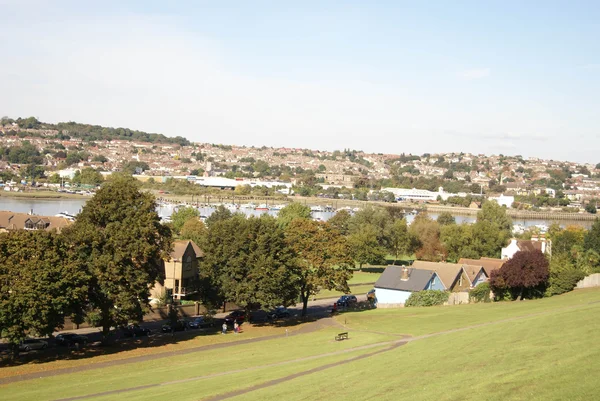 Outdoor urban view of Rochester in Kent, England — Stock Photo, Image