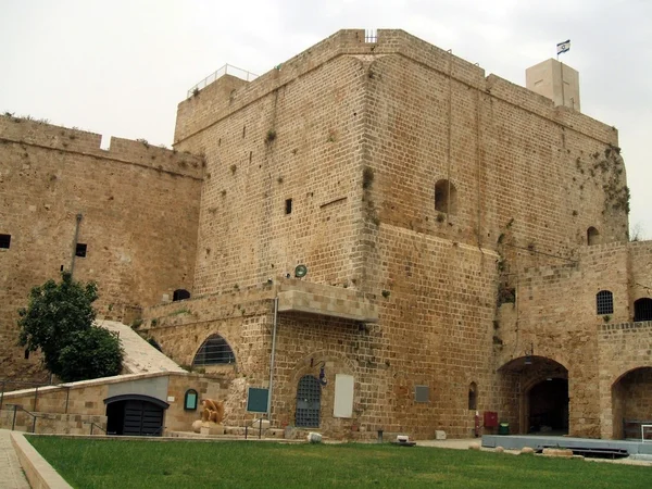 Crusader fästningen i Acre, Akko, Akre, Israel — Stockfoto