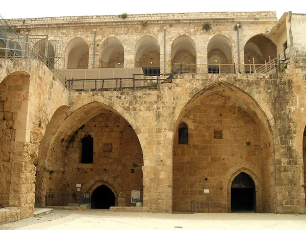 Crusader fästningen i Acre, Akko, Akre, Israel — Stockfoto