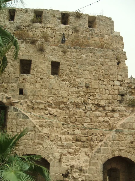Сторожевая башня Римские руины Кесарии Маритимы в Израиле — стоковое фото