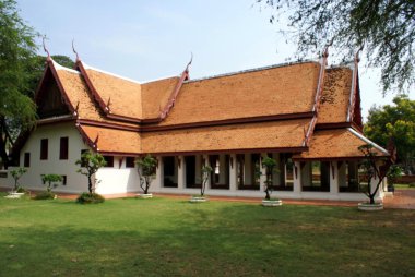 Kopyasını bir sarayda antik Siam, Bangkok, Tayland