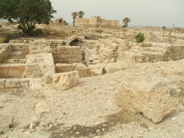 Romerska ruiner Caesarea Maritima i Israel — Stockfoto