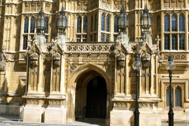 Westminster Sarayı giriş, Londra, İngiltere