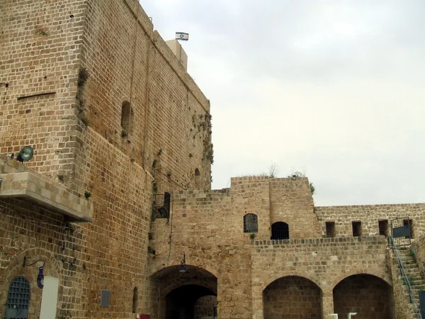 Crusader Fort in Acre, Akko of Akre, Israël — Stockfoto