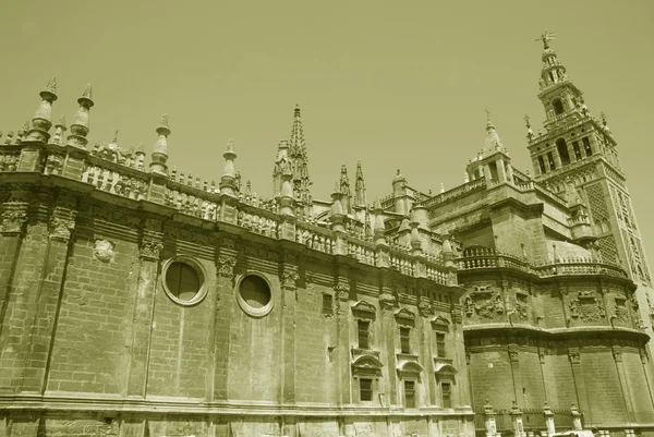 Kathedraal van Sevilla in Spanje — Stockfoto