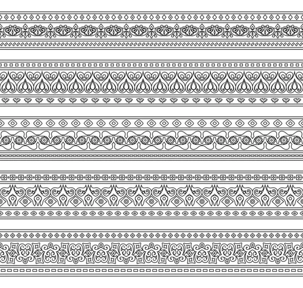 Soyut etnik doğada kusursuz çizgiler oluşturuldu