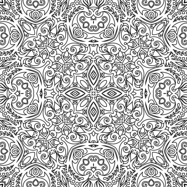 Vector abstracto naturaleza étnica ornamental fondo — Archivo Imágenes Vectoriales