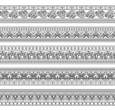 Soyut etnik doğada kusursuz çizgiler oluşturuldu