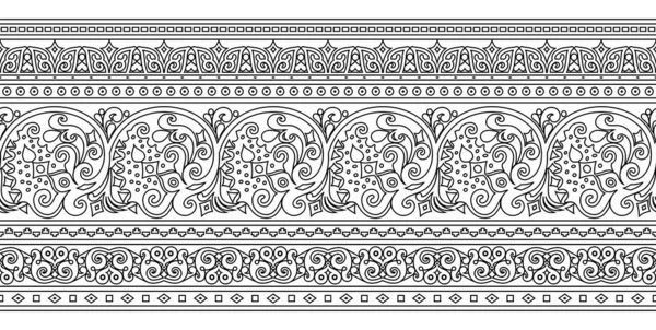 Vektör etnik el süslemeli arkaplan