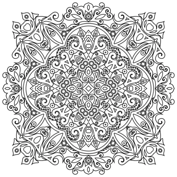 Illustration ornementale florale abstraite vectorielle — Image vectorielle