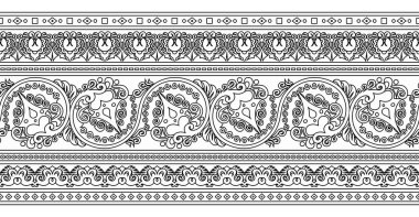 Vektör etnik el süslemeli arkaplan