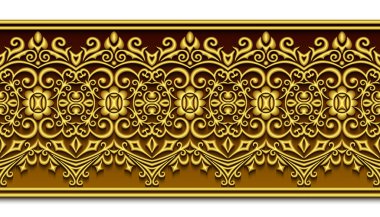 Modern vektör hacimli çiçek süsleme arkaplanı.