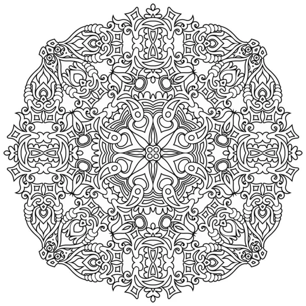 矢量抽象花卉族装饰画 — 图库矢量图片